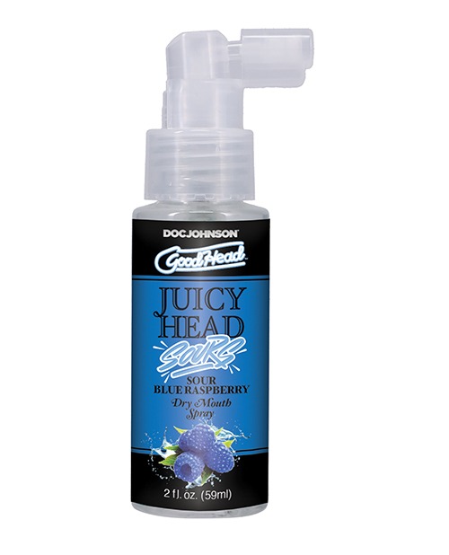 GoodHead Juicy Head Dry Mouth Spray - 2 oz Sour Blue Raspberry - Image 2