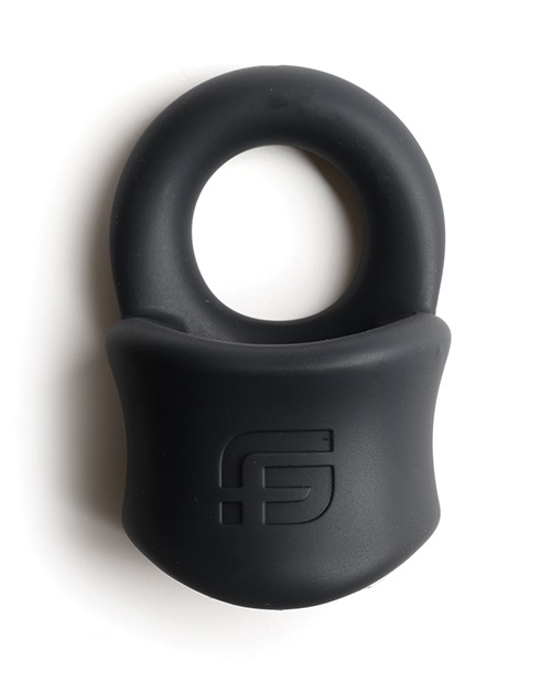 Sport Fucker Silicone Baller Ring - Black - Image 2