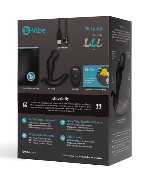 b-Vibe 360 Plug - Black - Image 5
