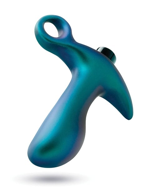 Blush Anal Adventures Matrix Teleportation Plug - Lunar Blue - Image 3