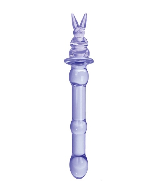 Glass Menagerie Rabbit Glass Dildo - Pink - Image 3