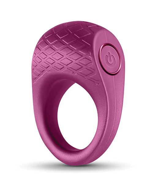 Seduction Levi Cock Ring - Metallic Burgundy - Image 3
