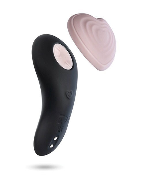 Blush Temptasia Heartbeat Panty Vibe w/Remote - Pink & black - Image 3