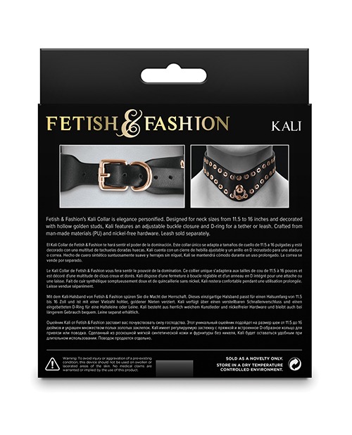 Fetish & Fashion Kali Collar - Black - Image 3