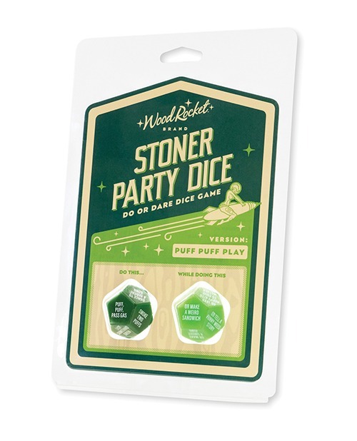 Wood Rocket Stoner Party Dice Game - Green - Image 3