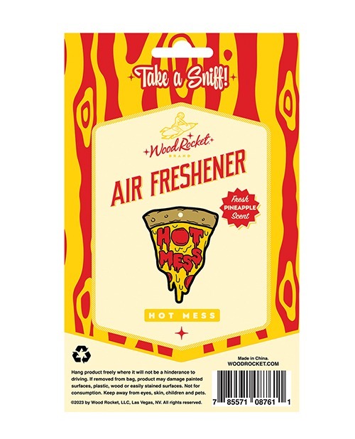 Wood Rocket Hot Mess Air Freshener - Pineapple - Image 3