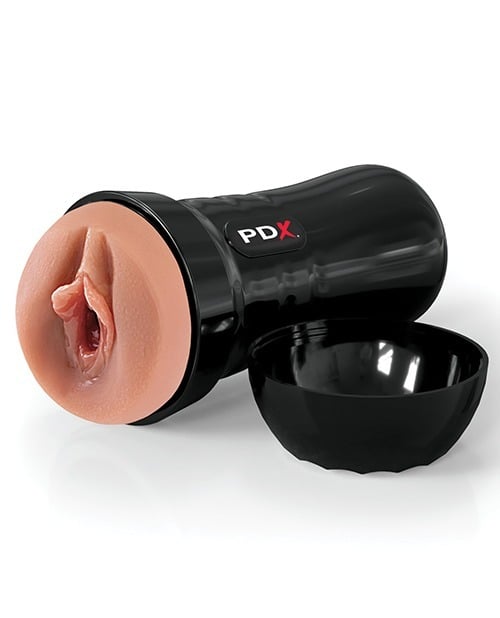 PDX Extreme Wet Pussies Super Juicy Snatch Stroker - Brown - Image 4