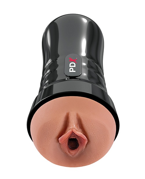 PDX Extreme Wet Pussies Super Juicy Snatch Stroker - Brown - Image 2