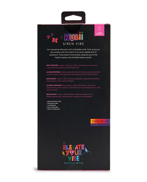 Nu Sensuelle Siren Nubii G-Spot Vibe w/Hinge - Pink - Image 5