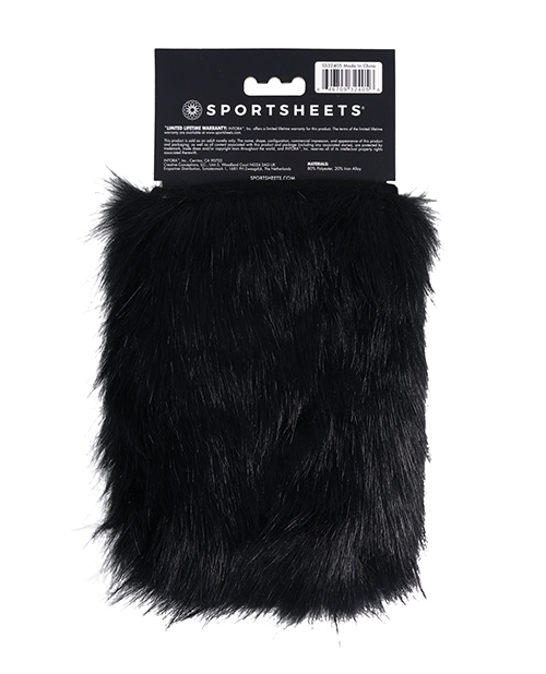 Sportsheets Spiked Sensory Mitts - Black - Image 5