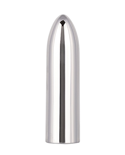 Turbo Buzz Classic Mini Bullet Stimulator - Silver - Image 2