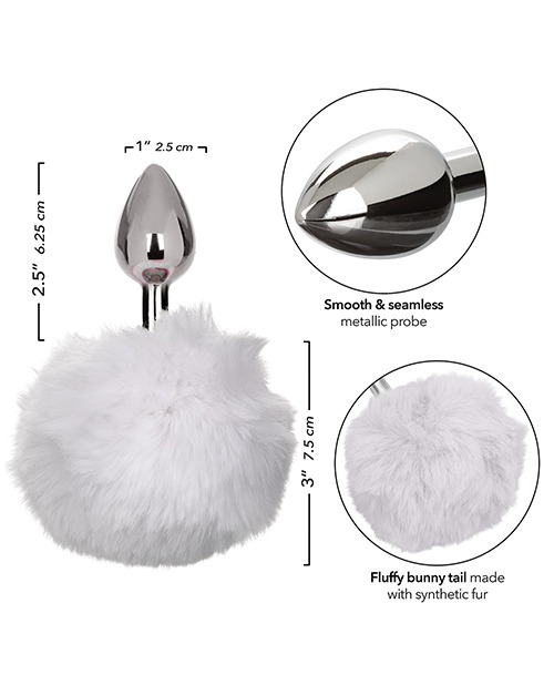 Running Wild White Bunny Tail Anal Probe - Image 5