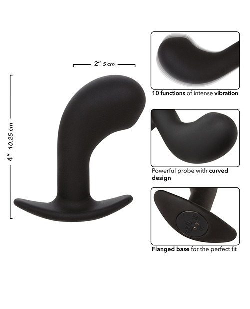 Rock Bottom Curved Prostate Probe - Black - Image 3