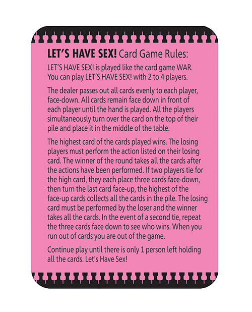 Let's Have Sex Card Game - Image 3