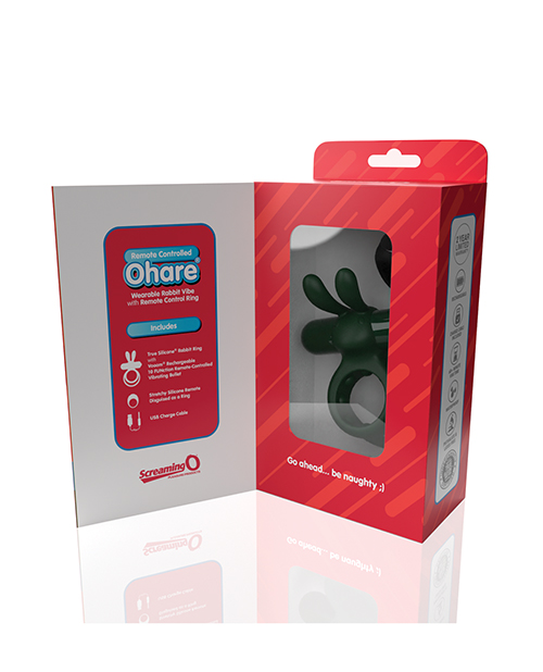 Screaming O Ohare Remote Controlled Vibrating Ring - Green - Image 4