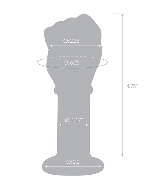 Glas 5" Fist Butt Plug - Image 4