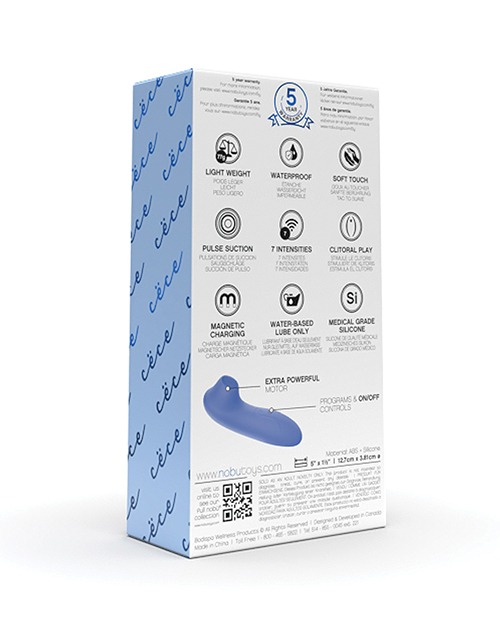 Nobu Essentials Cece Pulse Stimulator - Periwinkle Blue - Image 4