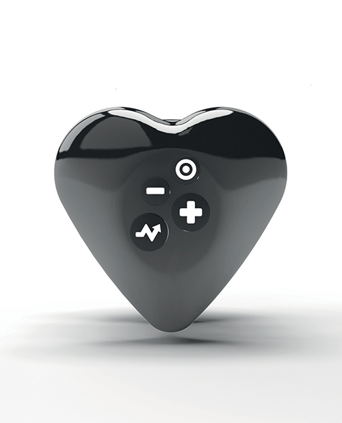 Mystim Hearts Desire eStim Layon Vibrator - Black - Image 3