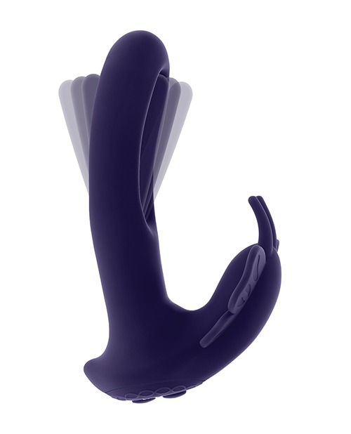 Evolved Lord of the Wings Flapping & Vibrating Stimulator - Purple - Image 4
