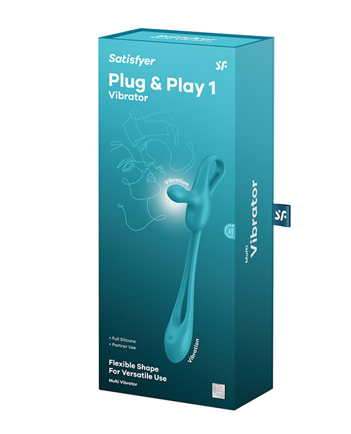 Satisfyer Plug & Play 1 Vibrator - Blue/Green - Image 6