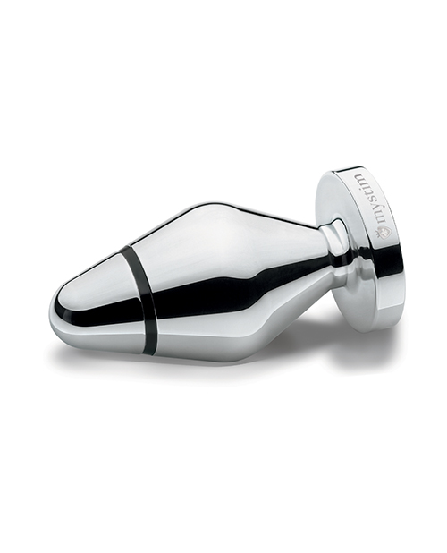 Mystim Little John Buttplug Small Aluminum - Silver - Image 4