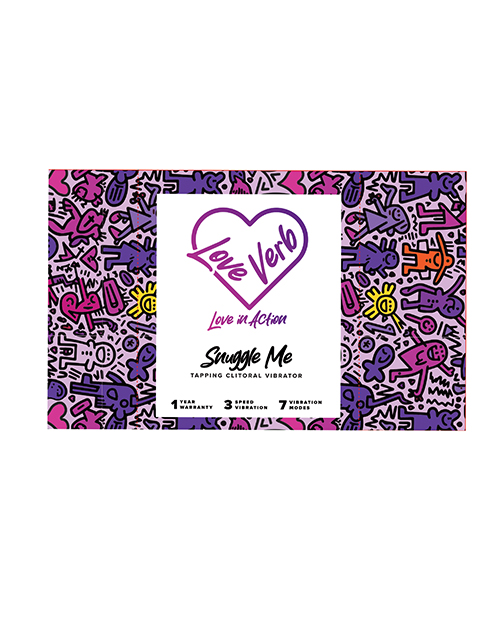 Love Verb Snuggle Me Copper-Infused Clitoral Vibrator - Lilac - Image 2