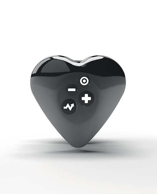 Mystim Hearts Desire eStim Layon Vibrator - Black - Image 6